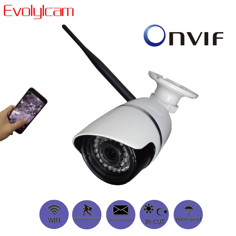 Evolylcam HD 1MP 720 P/960 P 1.3MP/1080 2MP Беспроводной IP Камера P2P Onvif Wi Fi безопасности наблюдения