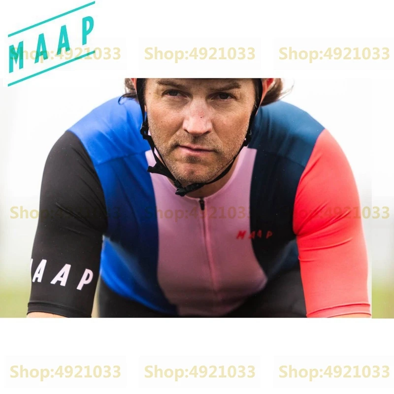 MAAP Strada Pro Велоспорт Джерси 2019 Новое поступление три цвета флаг велосипедная