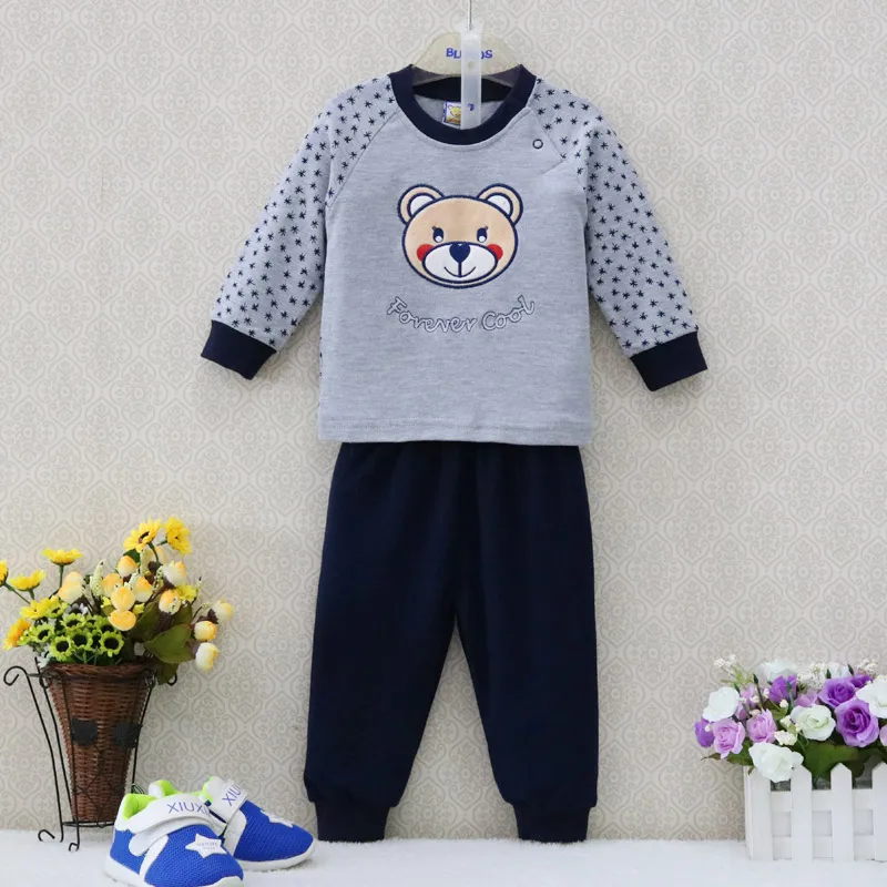 Зимние костюмы для маленьких мальчиков 2021 Little Q из 100% хлопка Детское пальто