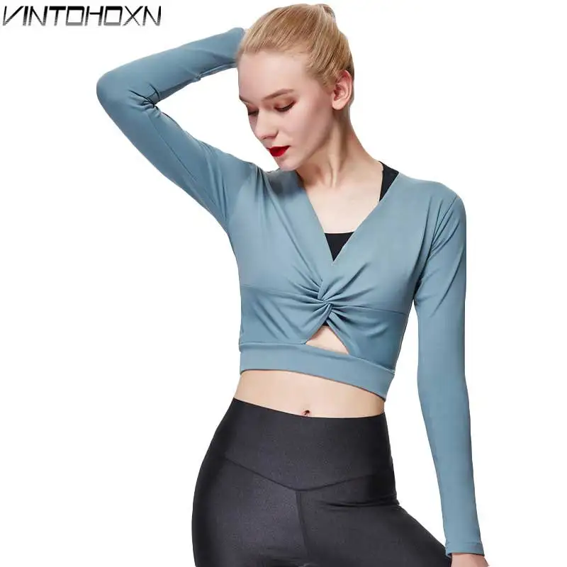 Женские топы для фитнеса тренировочные футболки тренажерного зала Спортивная