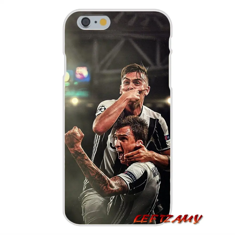 Италия известный футбол 21 Paulo DYBALA Тонкий силиконовый чехол для телефона iPhone X 4 4S 5