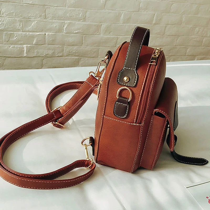 2018 модные мини PU Рюкзак для Для женщин женские корейские девочек-подростков