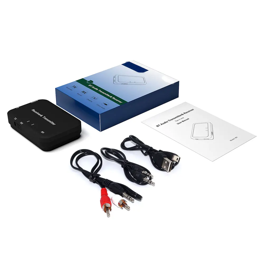 Аудио Bluetooth V4.2 2-в-1 мини Музыка адаптер USB Беспроводной для ТВ передатчик и