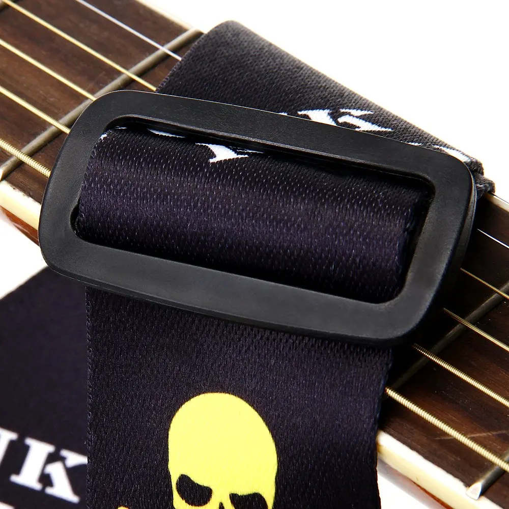 HOT PUNK Strap belt skull strap for electric acoustic bass guitar | Спорт и развлечения