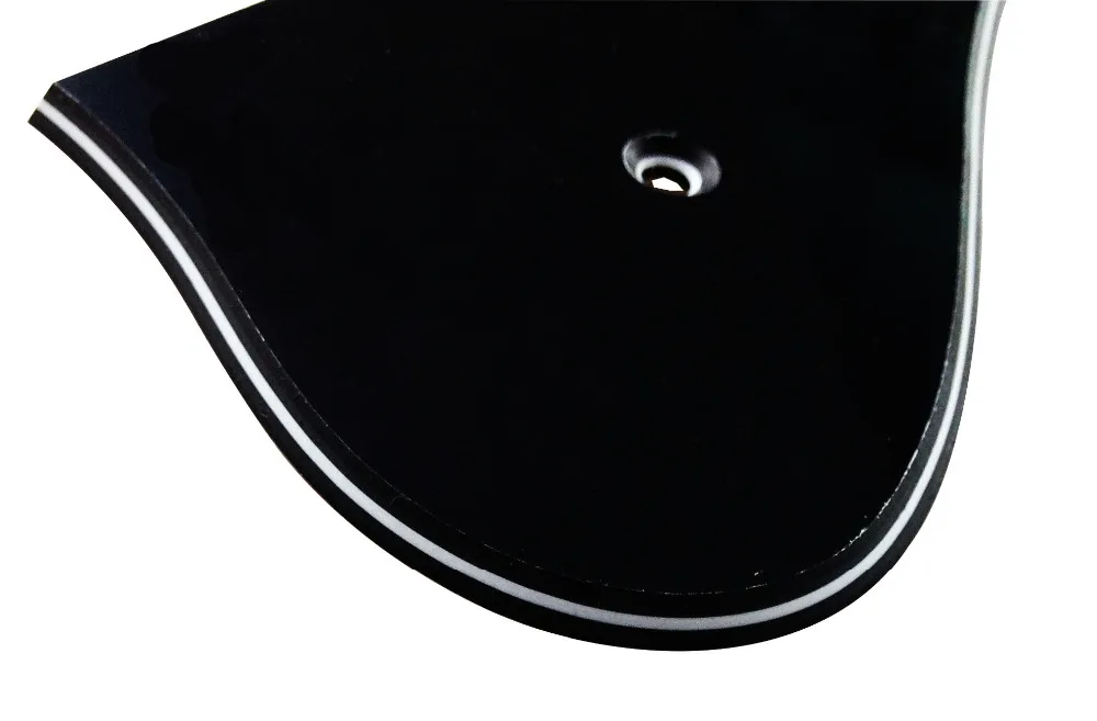 Pleroo Custom гитара pickgaurd для ES 339 PRO Гитара Pickguard Scratch Plate 3 слоя черный|Детали и
