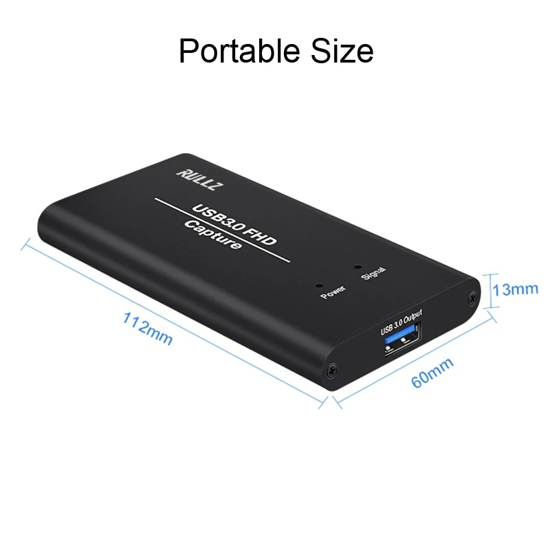 4K 1080P 60 HDMI к USB 3,0 коробка видеозахвата для PS4 wii Xbox Phone tv STB игра запись конференции компьютер ПК прямая трансляция