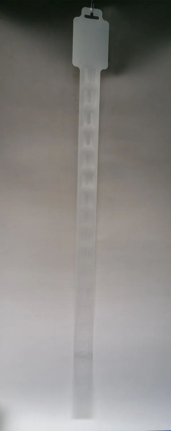 Пластиковые прозрачные полипропиленовые Висячие зажимы для мерчандайзинга l92 см