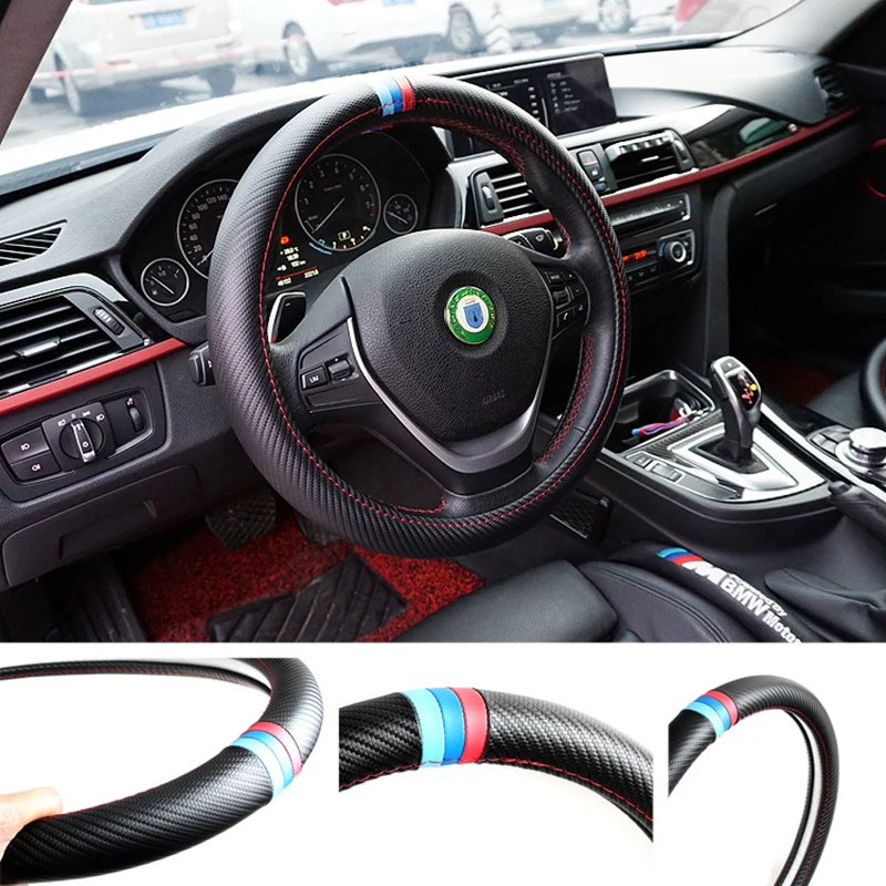 SRXTZM чехол на руль автомобиля чехлы из мягкой искусственной кожи для BMW X1 X3 X5 X6 E36 E39
