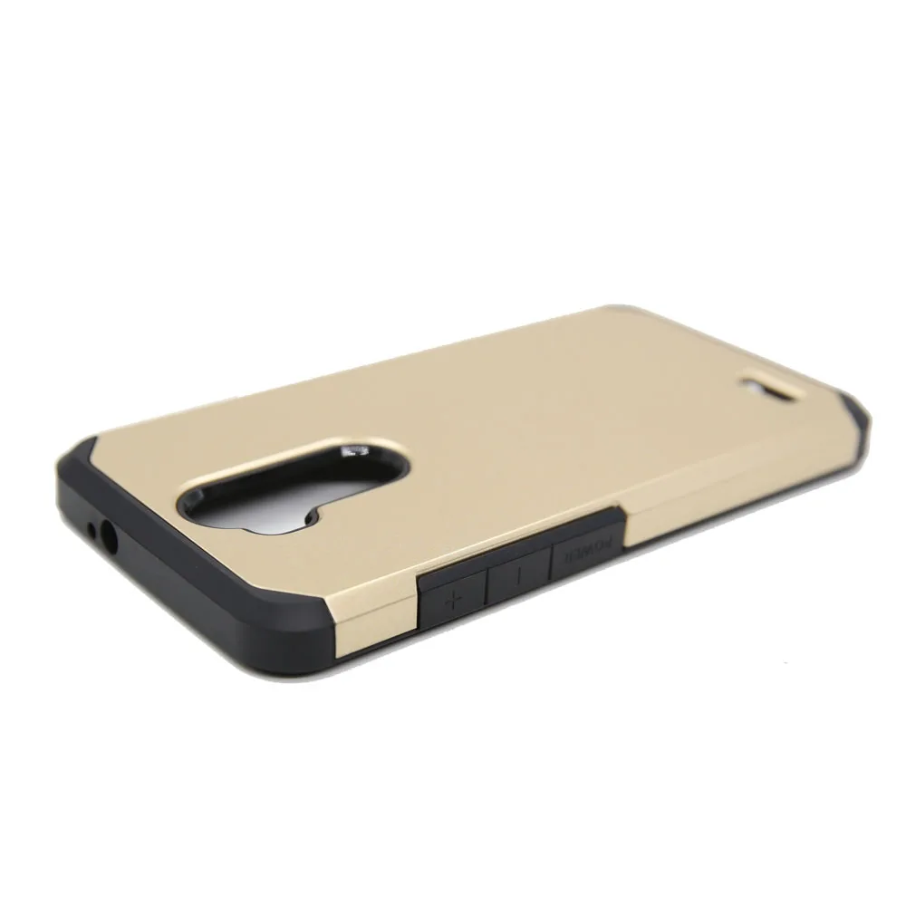 Двухслойный противоударный защитный Гибридный чехол для ZTE Max XL тонкий жесткий