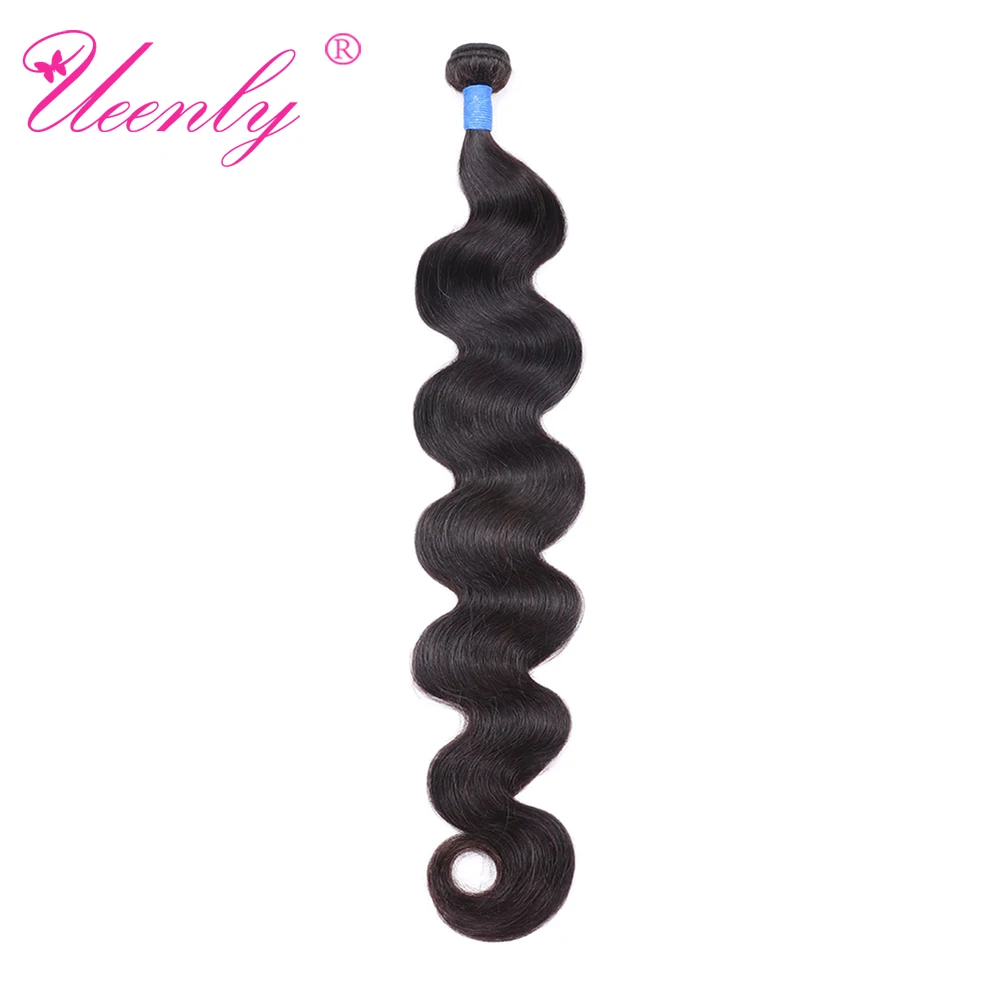 UEENLY Brazilian Hair Weave Bundles &quot8-40&quot inches 100% Human Body Wave Remy Extensions Natural Color | Шиньоны и парики