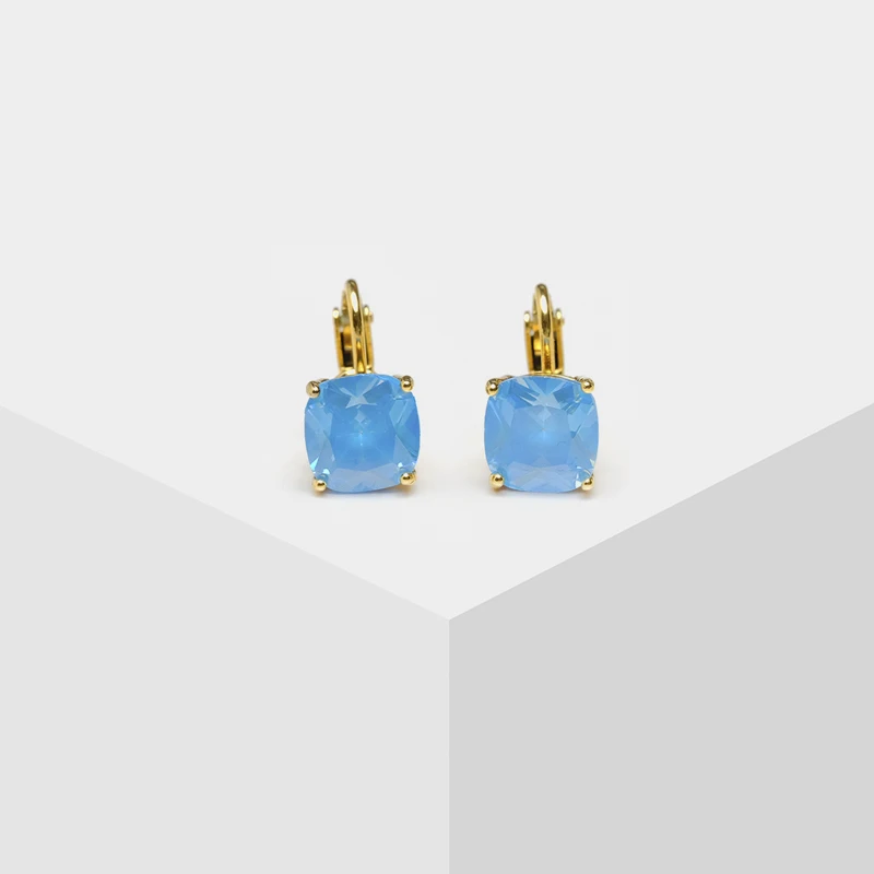 

Amorita boutique New fashion blue geometry earrings