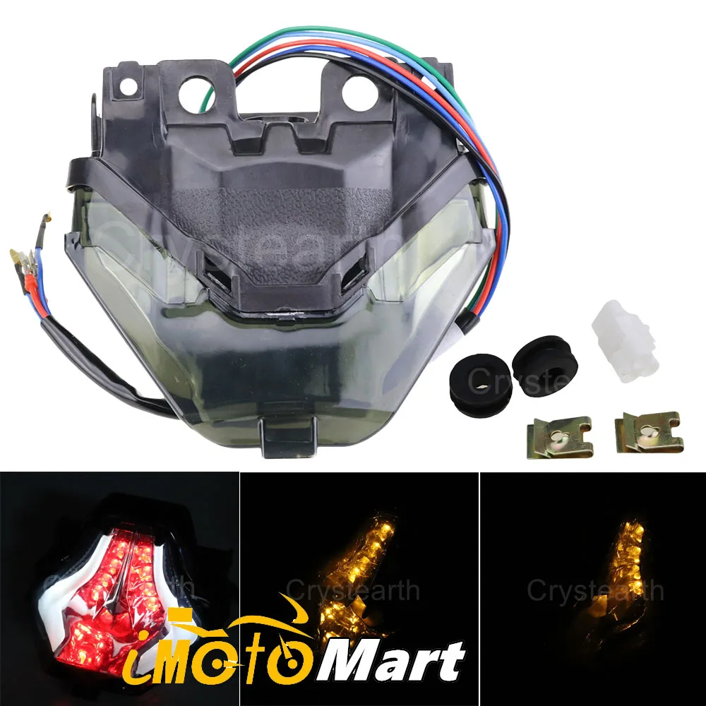 Задний фонарь мотоцикла для Yamaha YZF-R3 YZF-R25 2013-2017 MT07 FZ07 MT-25 2013-2016 LED Сигналы поворота