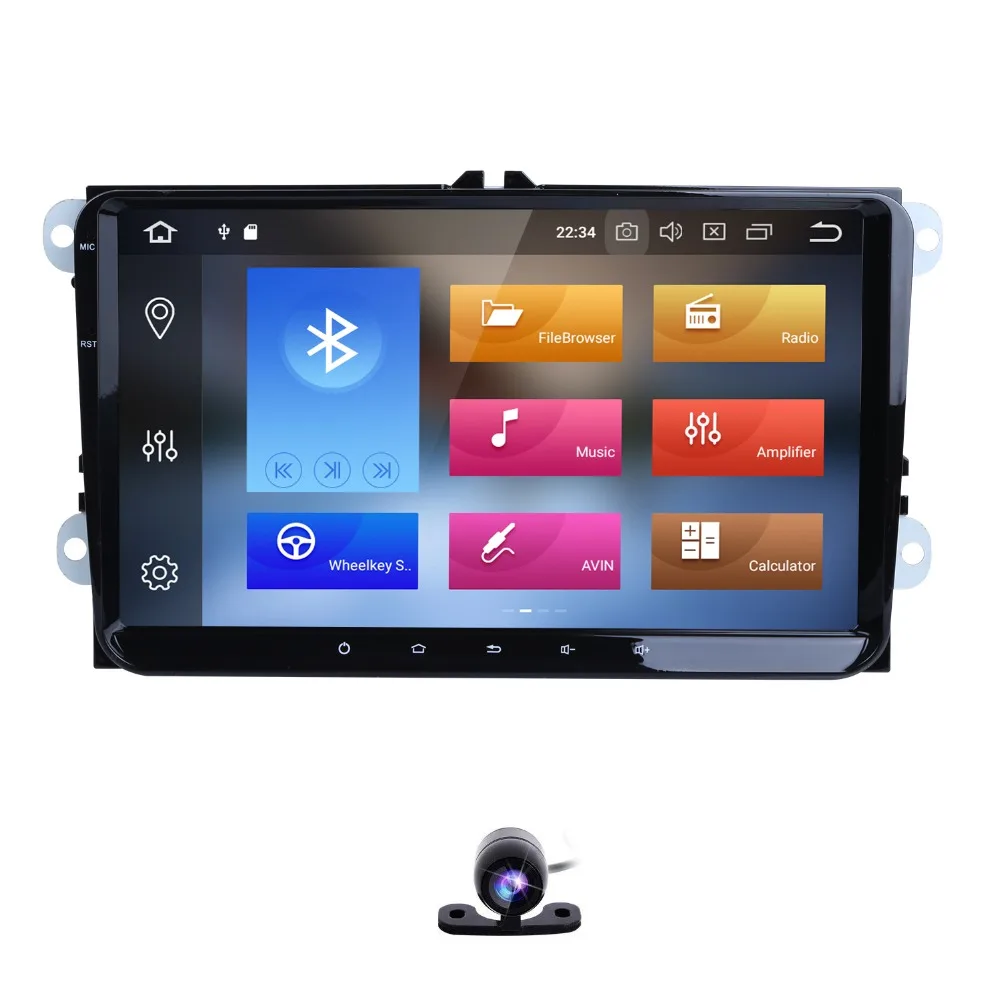 Hizpo двойной 2din автомобильный радиоприемник gps Android 8 0 автомобиль без DVD