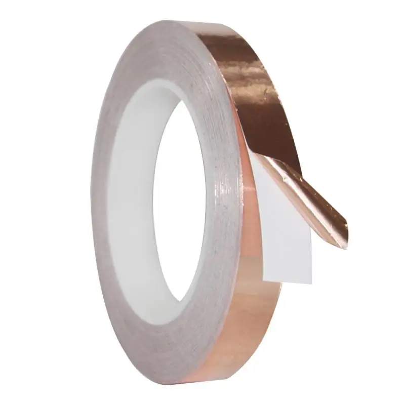 Новый материал CU односторонняя медная фольга стандартная клейкая