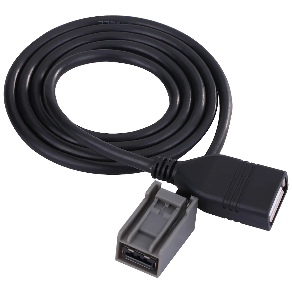 60 см Автомобильный USB 2 0 AUX адаптер кабель удлинитель аудио для Honda Mitsubishi 2009|Кабели