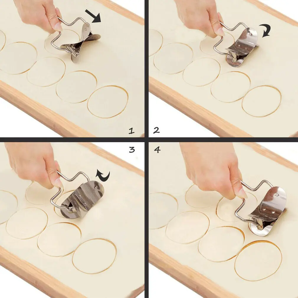 2019 Newest Fashion Set Of DIY Dumpling Mould Maker Stainless Steel Dough Presser Kitchen Gadget Tool | Дом и сад