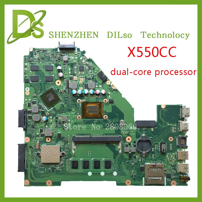 KEFU X550CC материнская плата для ASUS X550CL ноутбука Y581C 1007u/2117u оригинальная REV2.0 PM тест |