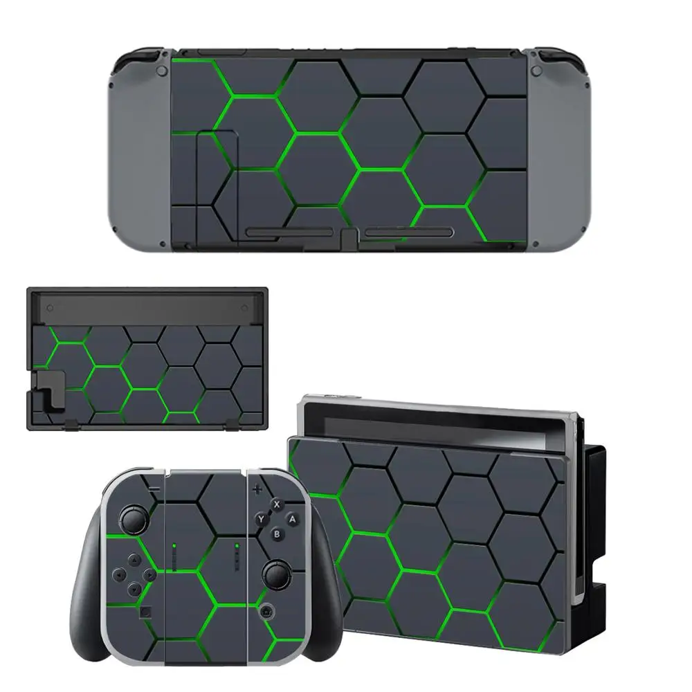 YSNS0182 Чехол для nintendo Switch с наклейкой для nintendo switch, s Наклейка для консоли nintendo Switch, контроллер Joy-con и защита док-станции - Цвет: YSNS0182