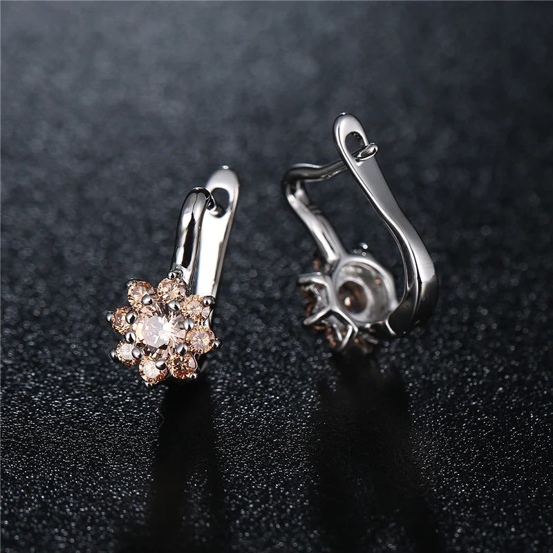 CARSINEL высококачественные серебряные серьги с фианитами женские модные свадебные