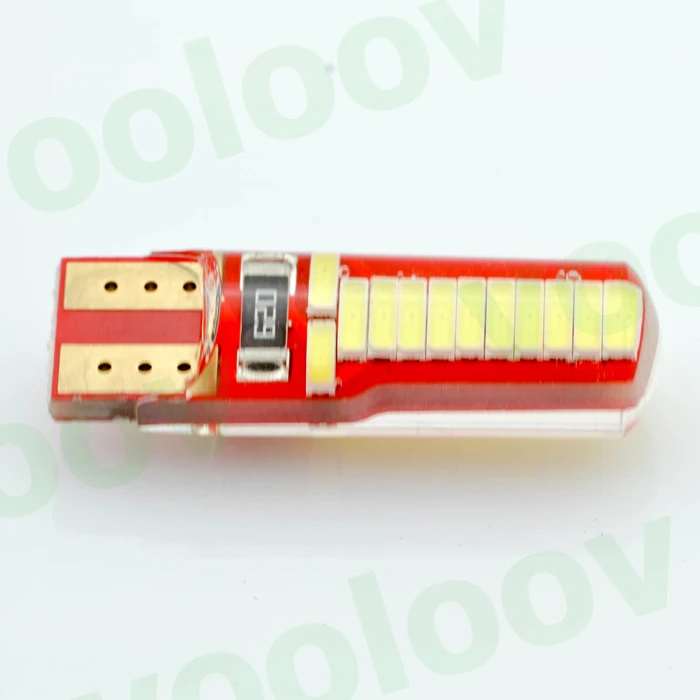 1x Распродажа супер яркий LED T10 canbus 24 SMD 4014 Автомобильный свет DC 12V w5w Авто cob зазор