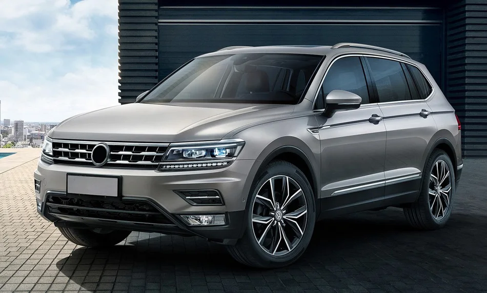 Хромированная передняя противотуманная фара для Volkswagen New Tiguan L 2017 2018 внешняя