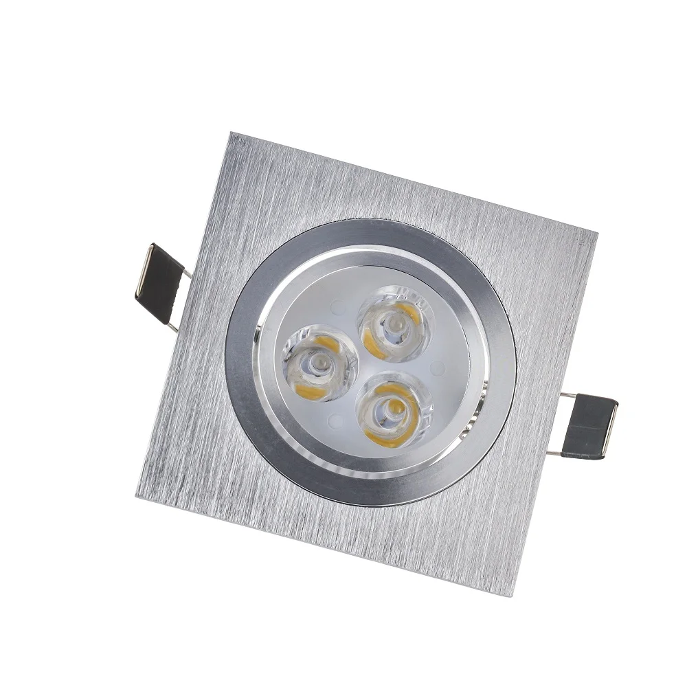Светодиодный светильник SMD5050 с регулируемой яркостью, потолочный светодиодный светильник 9 Вт 12 Вт, Потолочный встраиваемый Светильник 220 В 110 В, светодиодная лампа для спальни, кухни
