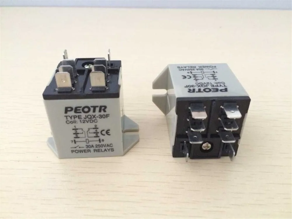 Промежуточное реле питания JQX-30F 2Z 30A 250VAC 8-контактный терминал DPDT 12VDC 24VDC 110VAC 220VAC 1