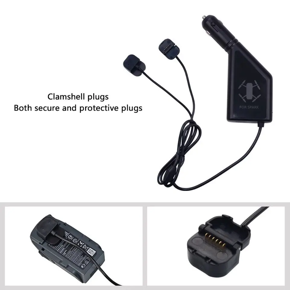 3 в 1 Автомобильное зарядное устройство Зарядка аккумулятора и usb порт