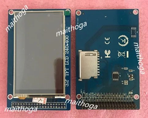 maithoga 3.2 inch 40PIN TFT LCD Color Screen Module with Touch Panel HX8352A Drive IC 240(RGB)*400 SD Card 3.3V Pin Header | Электронные