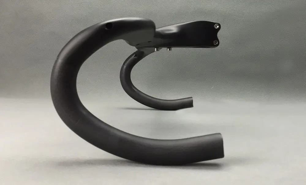 Матовый 3K Углеродное волокно дорожный велосипедный велосипед ручка бар