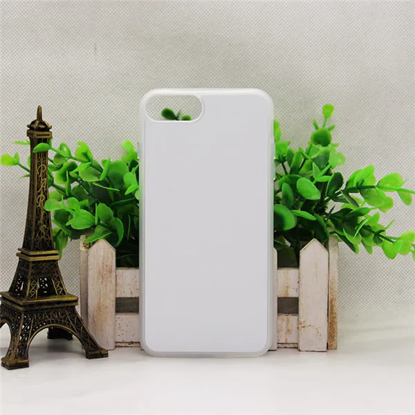2D чехол, сублимационная печать для iPhone X Xs XR Xs Max 6 S 6 7 8 Plus TPU+ PC резиновый пустой чехол с принтом с алюминиевым металлическим листом 10 шт - Цвет: Прозрачный
