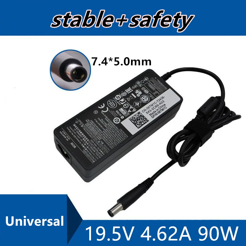 Адаптер переменного тока для ноутбука Dell N4010 N4050 N5010 D630 D800 19 5 E6400 1420*7 4 мм 0 в а 90