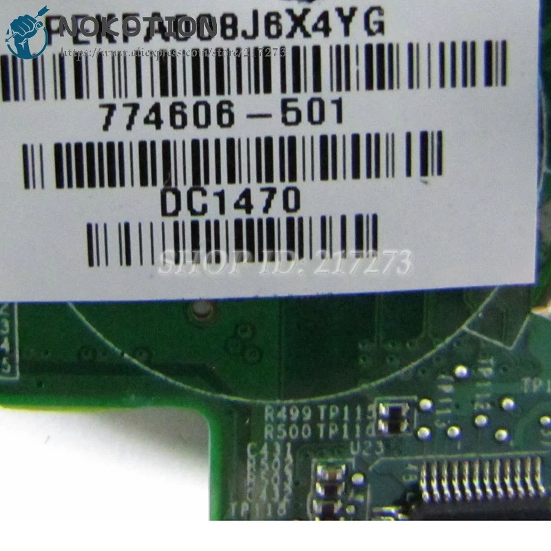 NOKOTION 774603-001 774603-501 774606-501 DA0Y61MB6E0 материнская плата для ноутбука hp pavilion X360 13-A SR1EF |