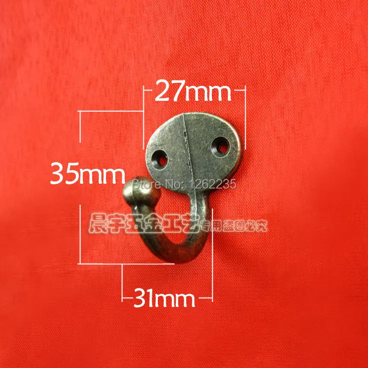 

35*31mm European-style garden, wrought iron clothes hook After the decorative door coat hooks Coat hooks