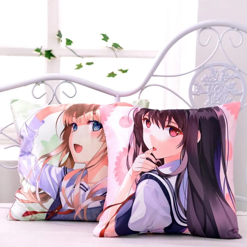 Подушка для тела Saekano Utaha Eriri Hugging в японском стиле подушка дома спальни 45x45 см