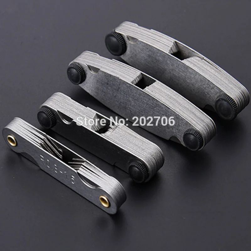 4 шт. радиус набор датчиков R1-6.5/R7-14.5/R15-25/R26-80mm измерительные приборы из нержавеющей стали