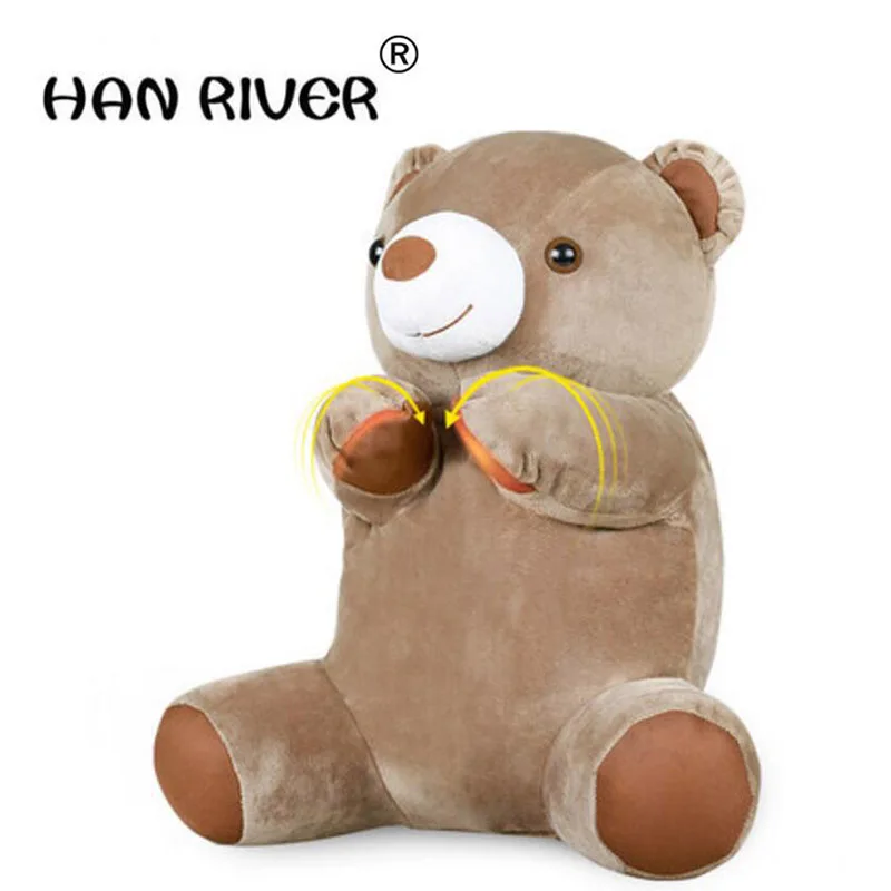 HANRIVER Little bear neck massager neck lumbar back multi-function electric household massage pillow massage cushion