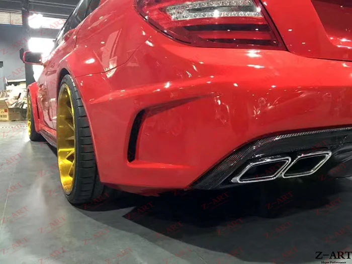 Z ART широкий тюнинг пакет для W204 реального C 63 AMG C63 купе модернизации 2011 2014|Обвесы| |