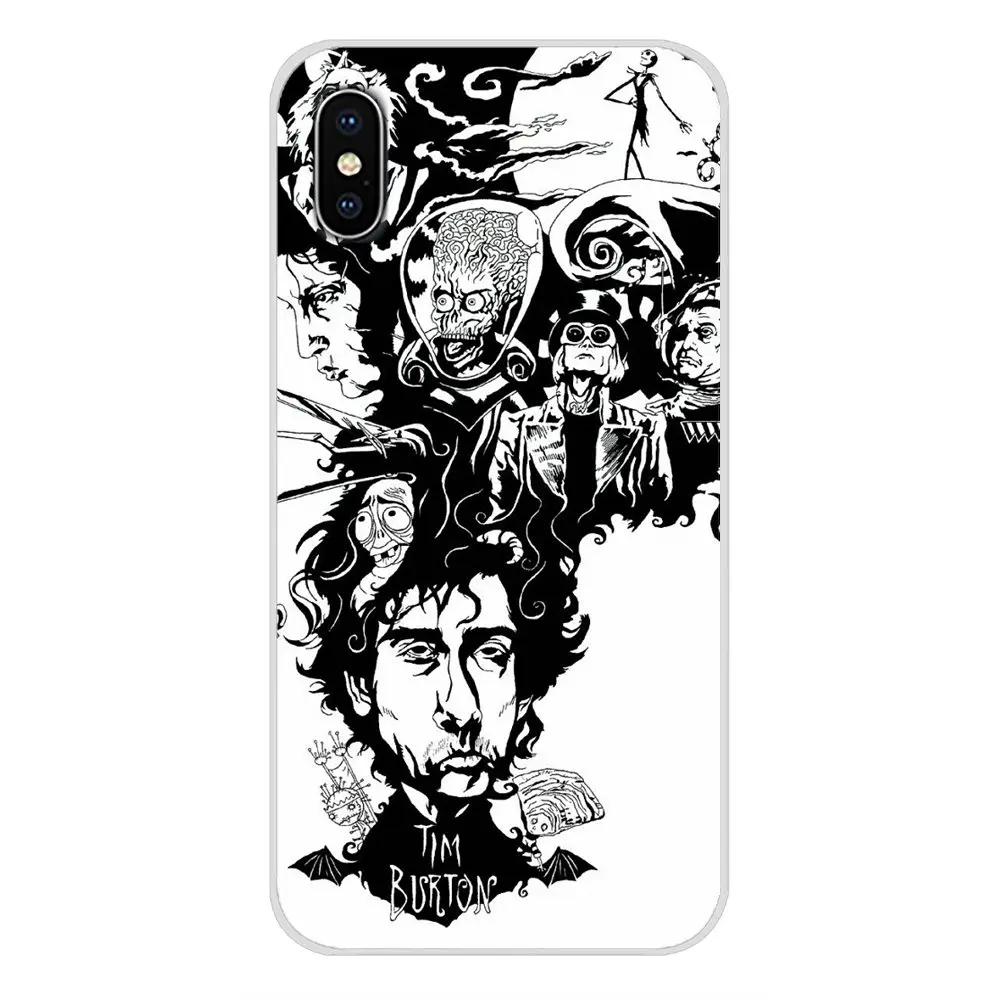 Чехол для мобильного телефона с кошмаром перед Рождеством Tim burton Samsung Galaxy A5 A6S A7 A8