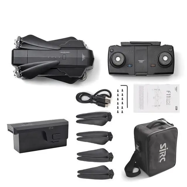 RCtown SJ RC F11 PRO 5G Wifi FPV gps бесщеточный Радиоуправляемый Дрон 2K камера с сумкой для хранения