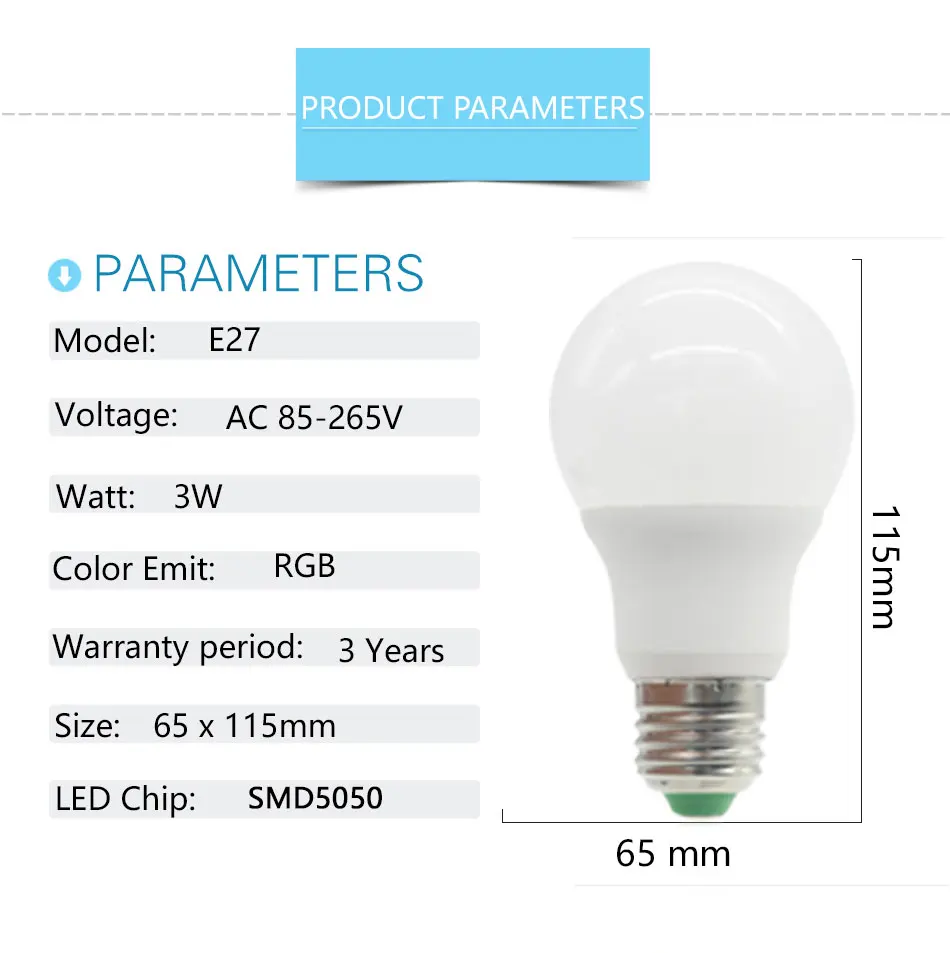 E27 E14 GU10 светодиодный RGB лампа AC110V 220V 9W светодиодный RGB Точечный светильник с регулируемой яркостью волшебный праздник RGB светильник ing IR пульт дистанционного управления 16 цветов