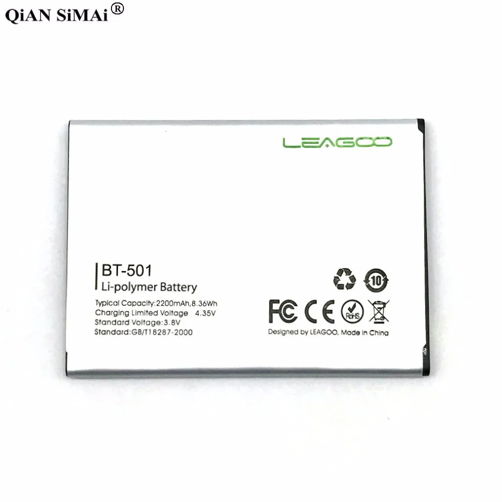 Новинка внешняя аккумуляторная батарея для LEAGOO Alfa 5 BT501 BT 501 Alfa5 2200 мАч