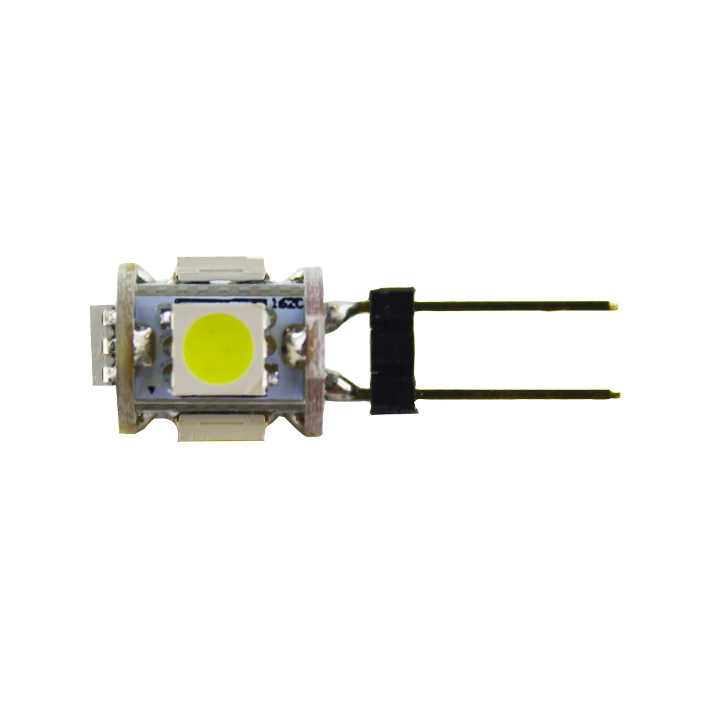 10 шт Белый G4 5 SMD 5050 12 в ПОСТОЯННОГО ТОКА В КОЛЕСАХ Морской Лодка Camper Лампа Лампы |