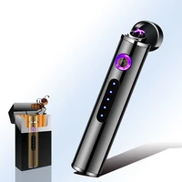plasma usb lighter double arc for cigarette smoking electronic rechargeable gift for friends