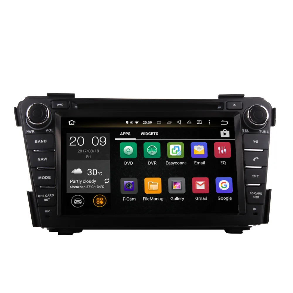 4 ГБ ОЗУ Android 9 0 Восьмиядерный Автомобильный CD DVD-плеер GPS-навигация для Hyundai i40