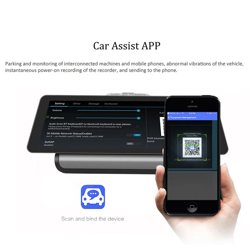 ANSTAR 10 дюймов 4G Android Автомобильный видеорегистратор 1080P видео камера gps навигация ADAS Full HD видеокамера Bluetooth WiFi двойной объектив Dashcam