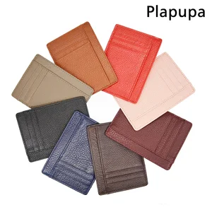 Чехол для карт из натуральной воловьей кожи, размера плюс лицевая текстура, цвета на выбор