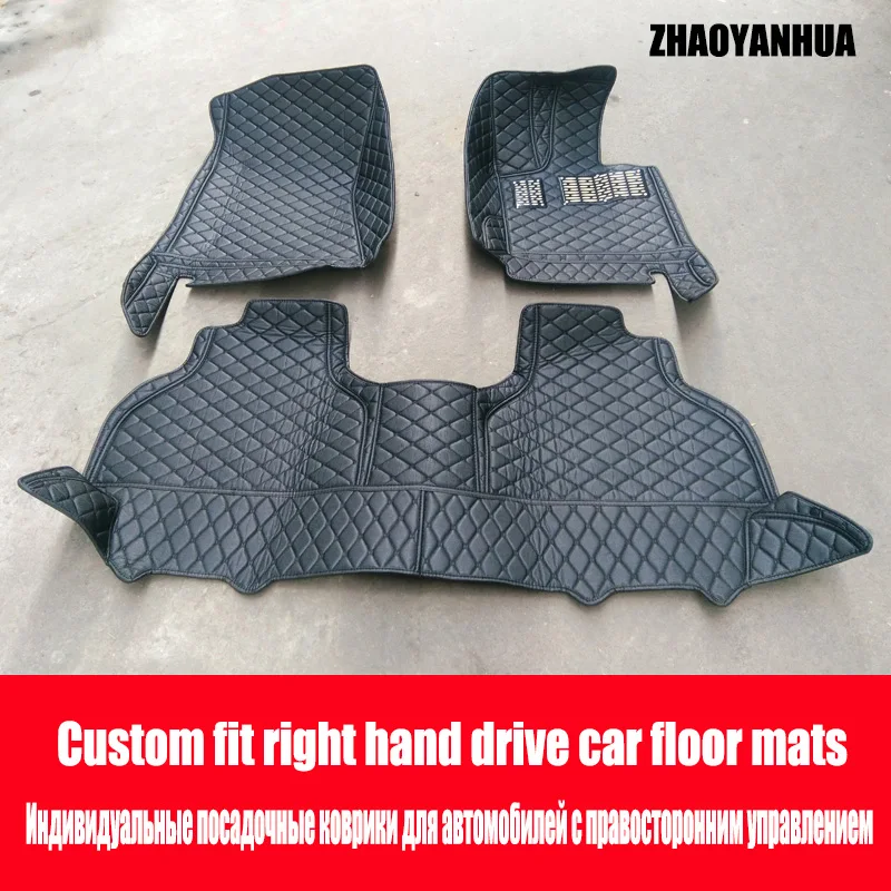 Zhaoyanhua правый руль автомобиля автомобильные коврики для Toyota Camry Corolla RAV4 Prius Прадо