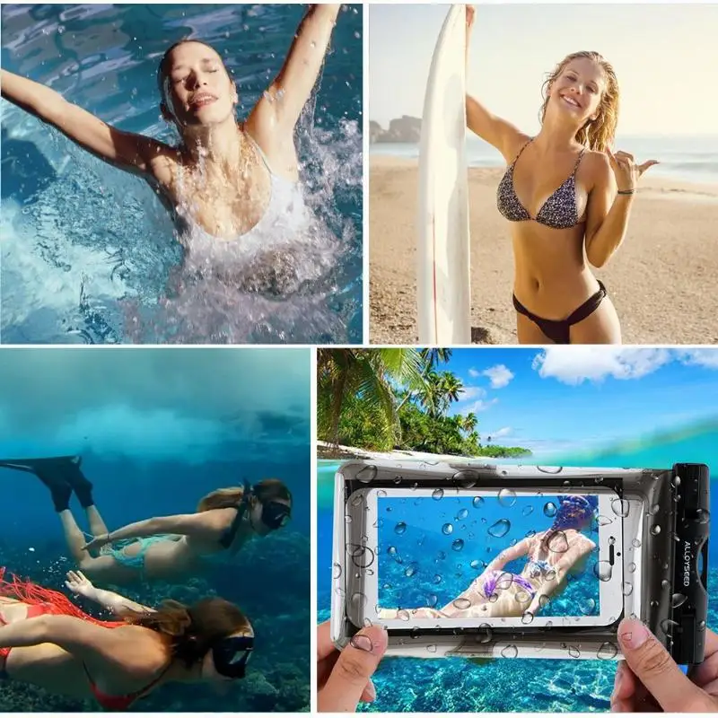 Водонепроницаемый чехол для мобильного телефона iPhone 6S Plus 6 Plus 6S 6 5s 5 5C 4S 4 остающийся сухим под водой Чехол для плавания сумки