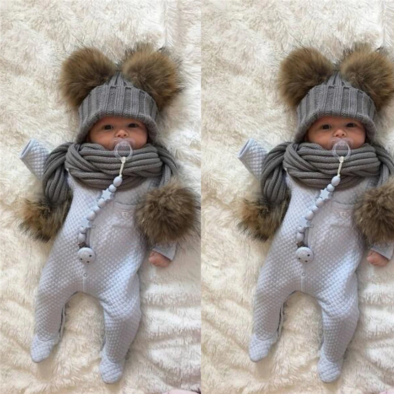 Детские теплые вязанные шляпы шарфы новинка 2017 года вязаная шапка для